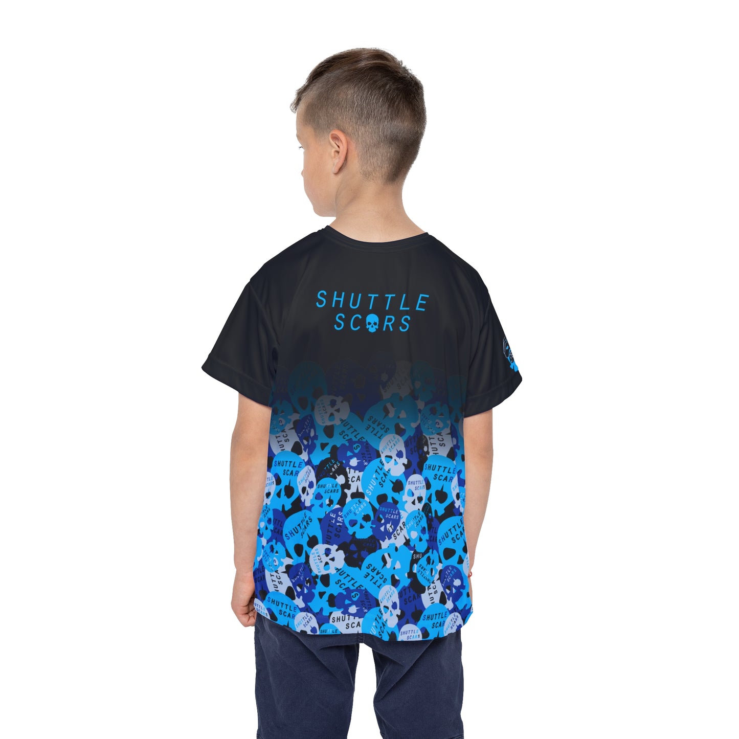 Shuttle Scars Blue Camo Youth Jersey