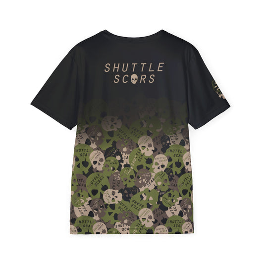 Shuttle Scars Woodland Camo Light Weight SS Jersey