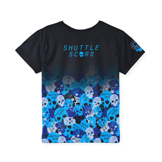 Shuttle Scars Blue Camo Youth Jersey