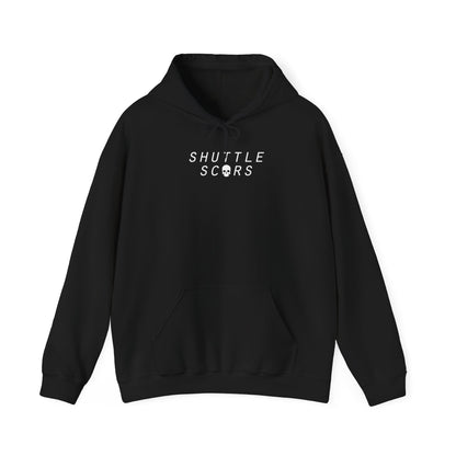 Shuttle Scars Unisex Heavy Blend™ Hooded Sweatshirt - White Print