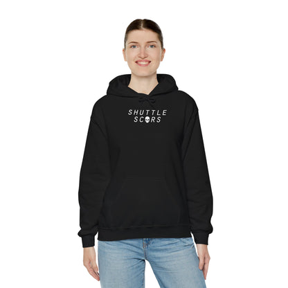 Shuttle Scars Unisex Heavy Blend™ Hooded Sweatshirt - White Print