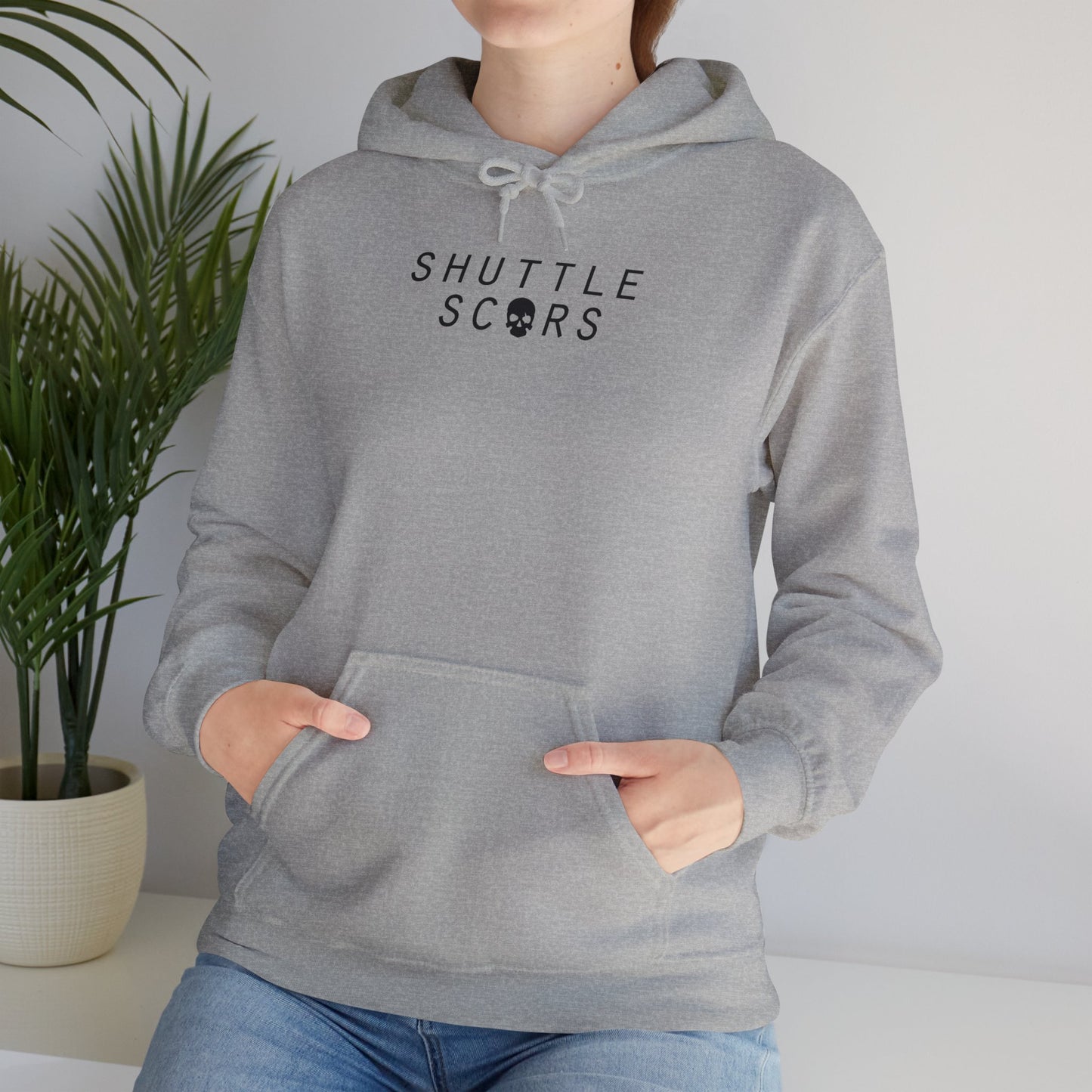 Shuttle Scars Unisex Heavy Blend™ Hooded Sweatshirt - Black Print