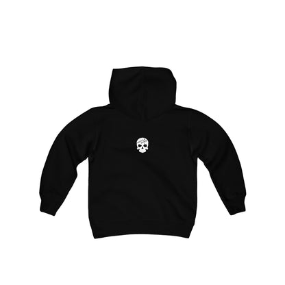 Shuttle Scars Youth Heavy Blend Hooded Sweatshirt - White Logo