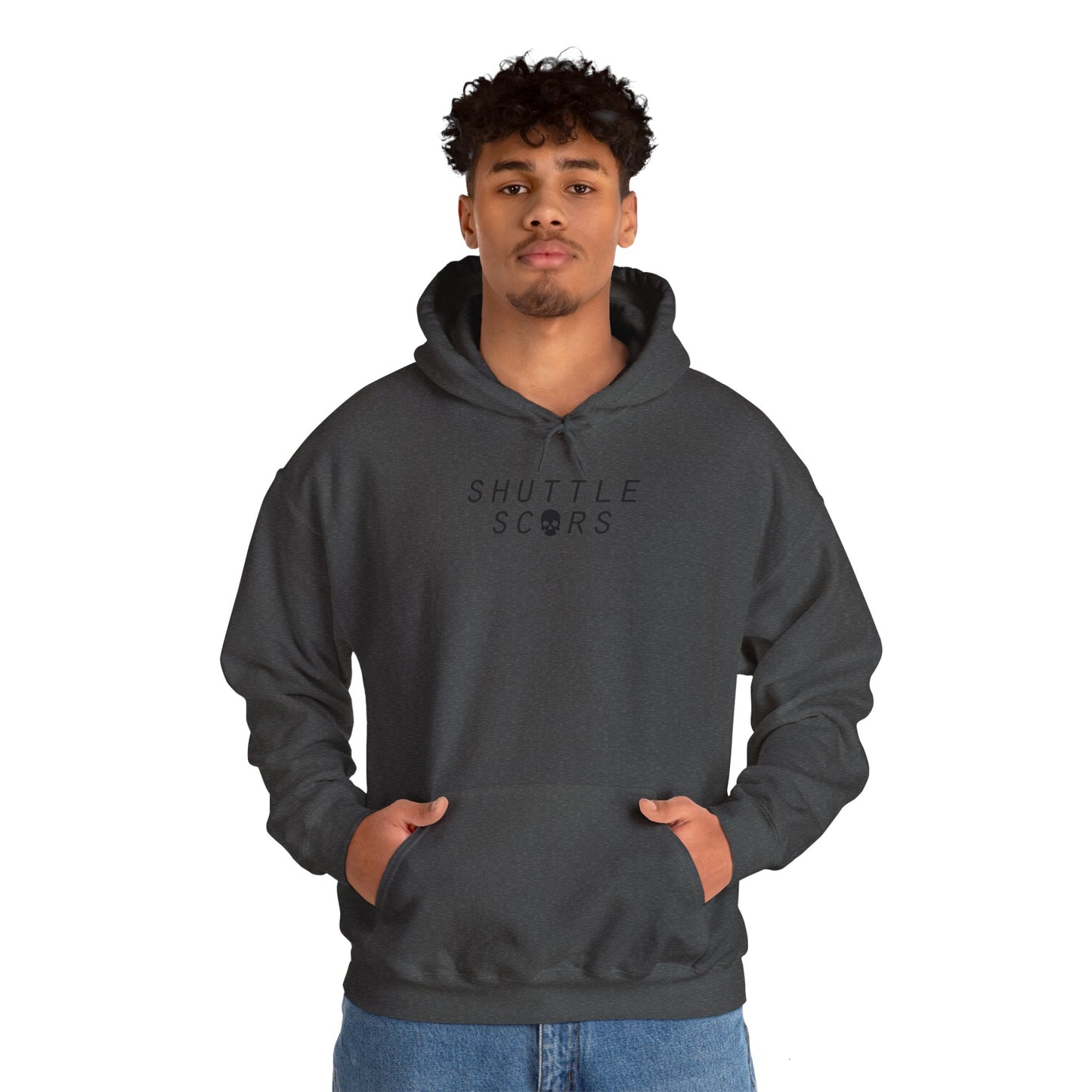 Shuttle Scars Unisex Heavy Blend™ Hooded Sweatshirt - Black Print