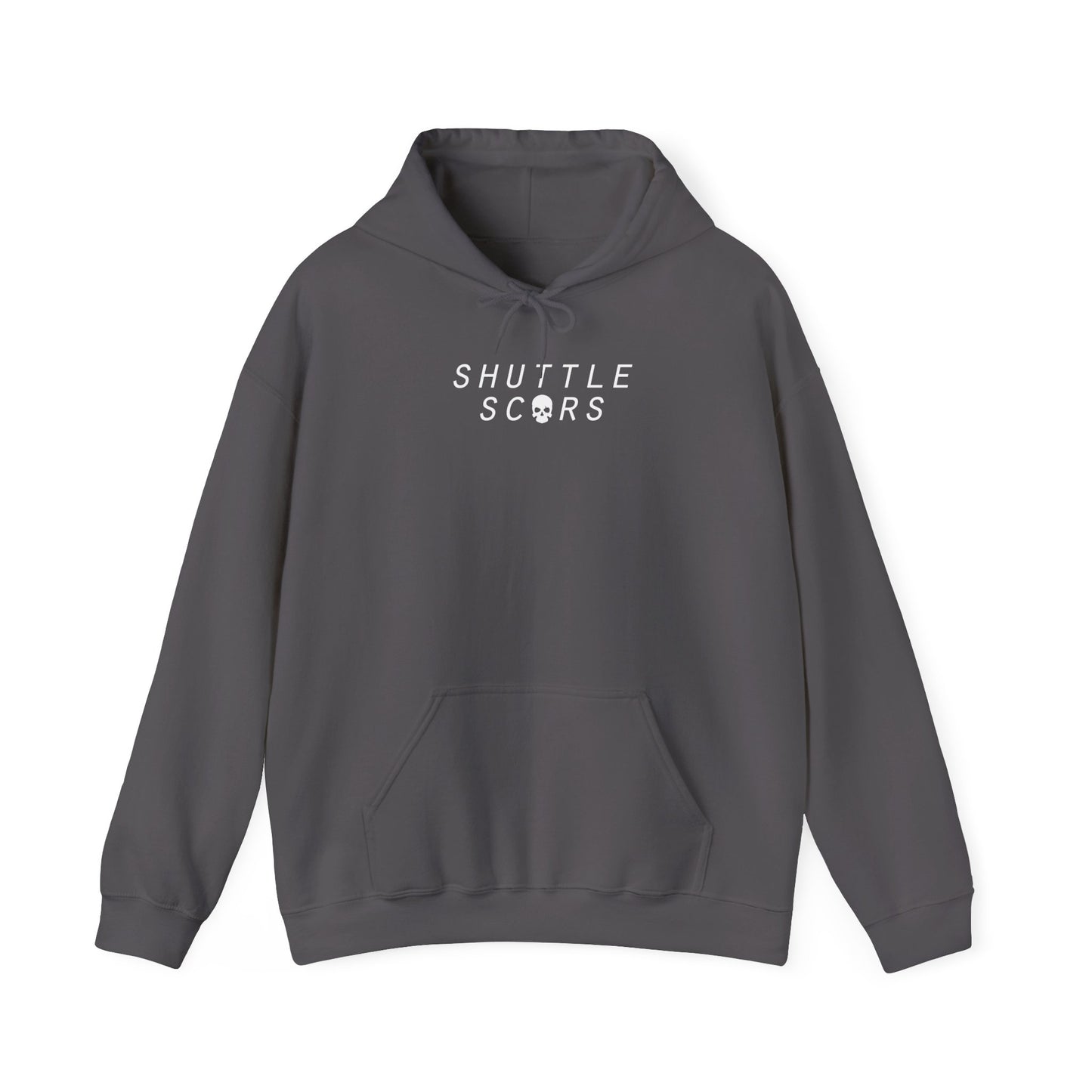 Shuttle Scars Unisex Heavy Blend™ Hooded Sweatshirt - White Print