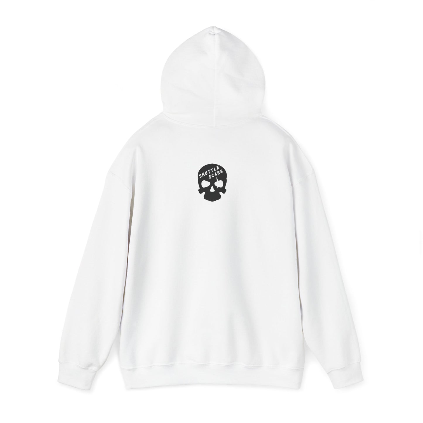 Shuttle Scars Unisex Heavy Blend™ Hooded Sweatshirt - Black Print