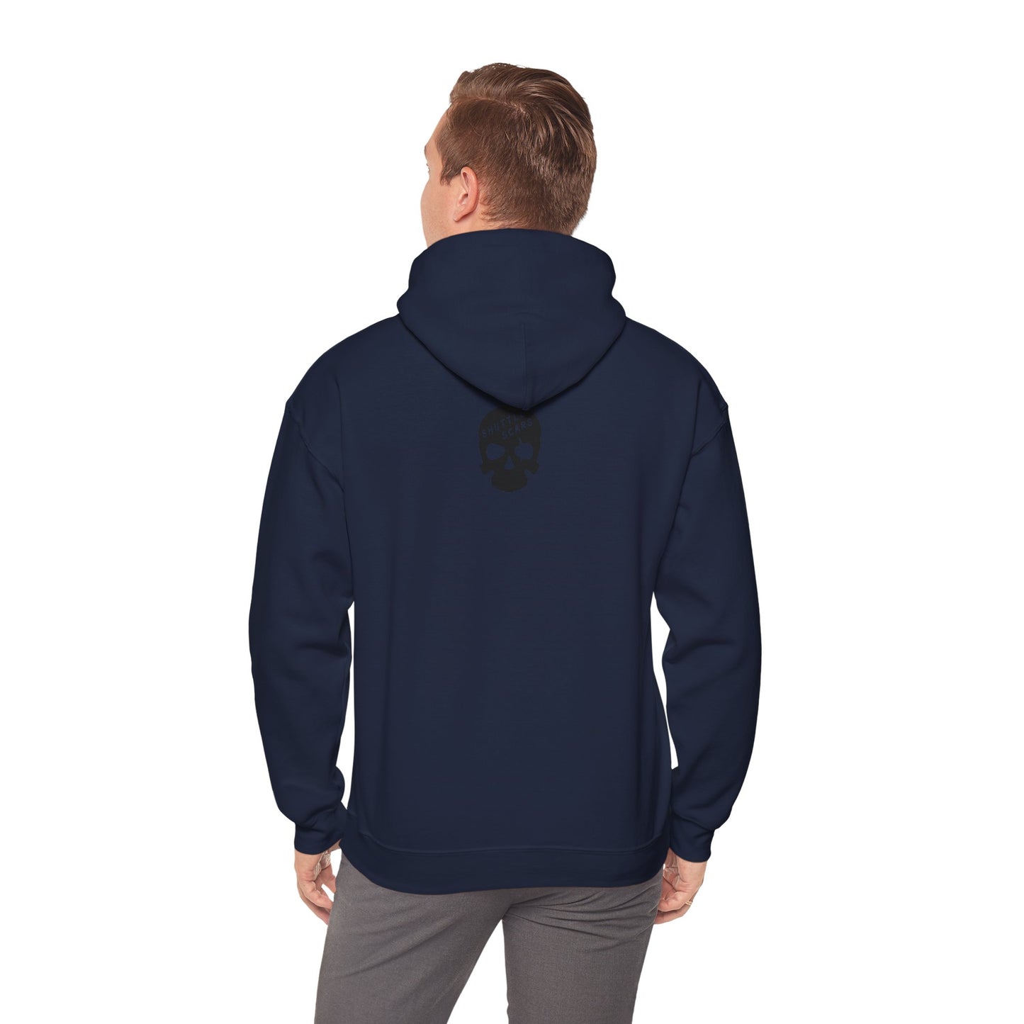 Shuttle Scars Unisex Heavy Blend™ Hooded Sweatshirt - Black Print