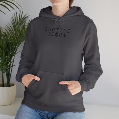 Shuttle Scars Unisex Heavy Blend™ Hooded Sweatshirt - Black Print