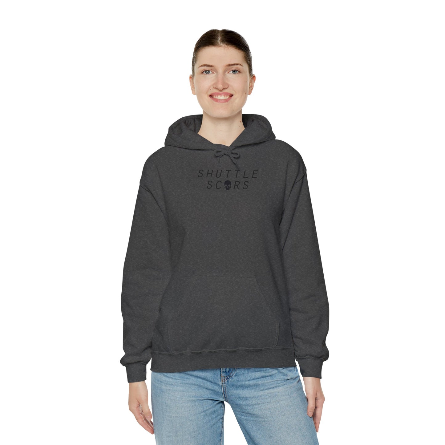 Shuttle Scars Unisex Heavy Blend™ Hooded Sweatshirt - Black Print