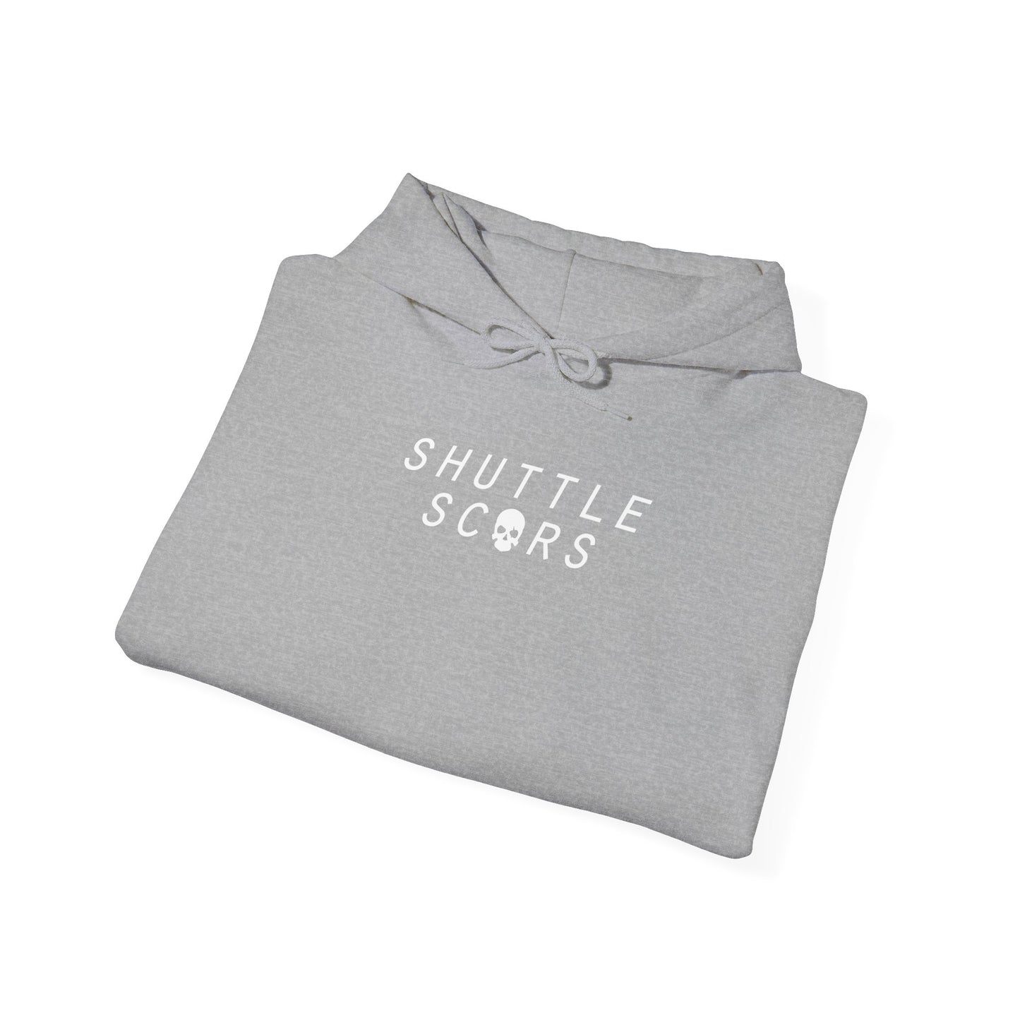 Shuttle Scars Unisex Heavy Blend™ Hooded Sweatshirt - White Print