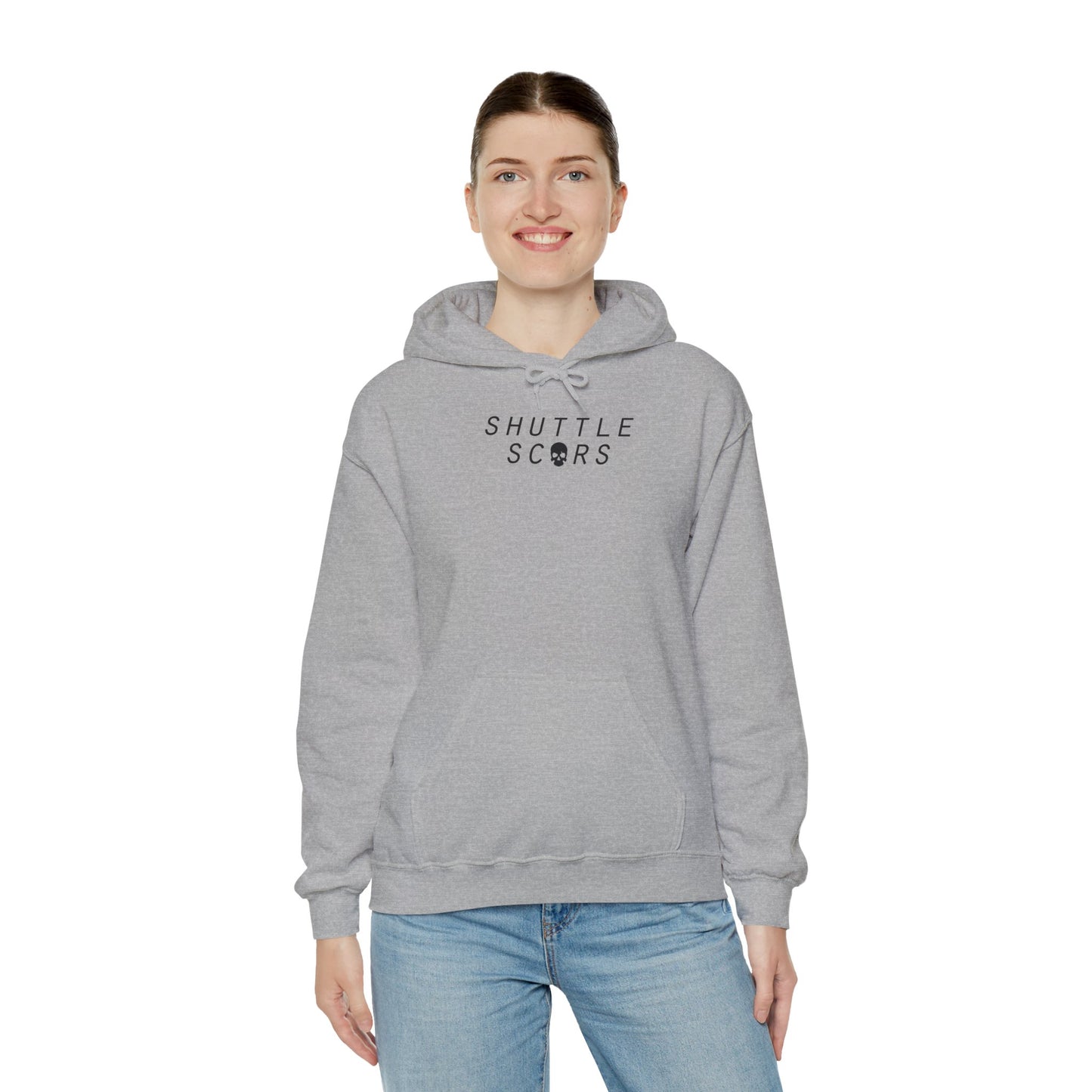 Shuttle Scars Unisex Heavy Blend™ Hooded Sweatshirt - Black Print