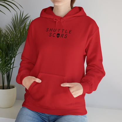 Shuttle Scars Unisex Heavy Blend™ Hooded Sweatshirt - Black Print