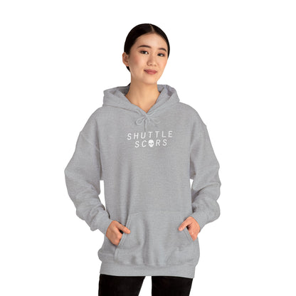 Shuttle Scars Unisex Heavy Blend™ Hooded Sweatshirt - White Print