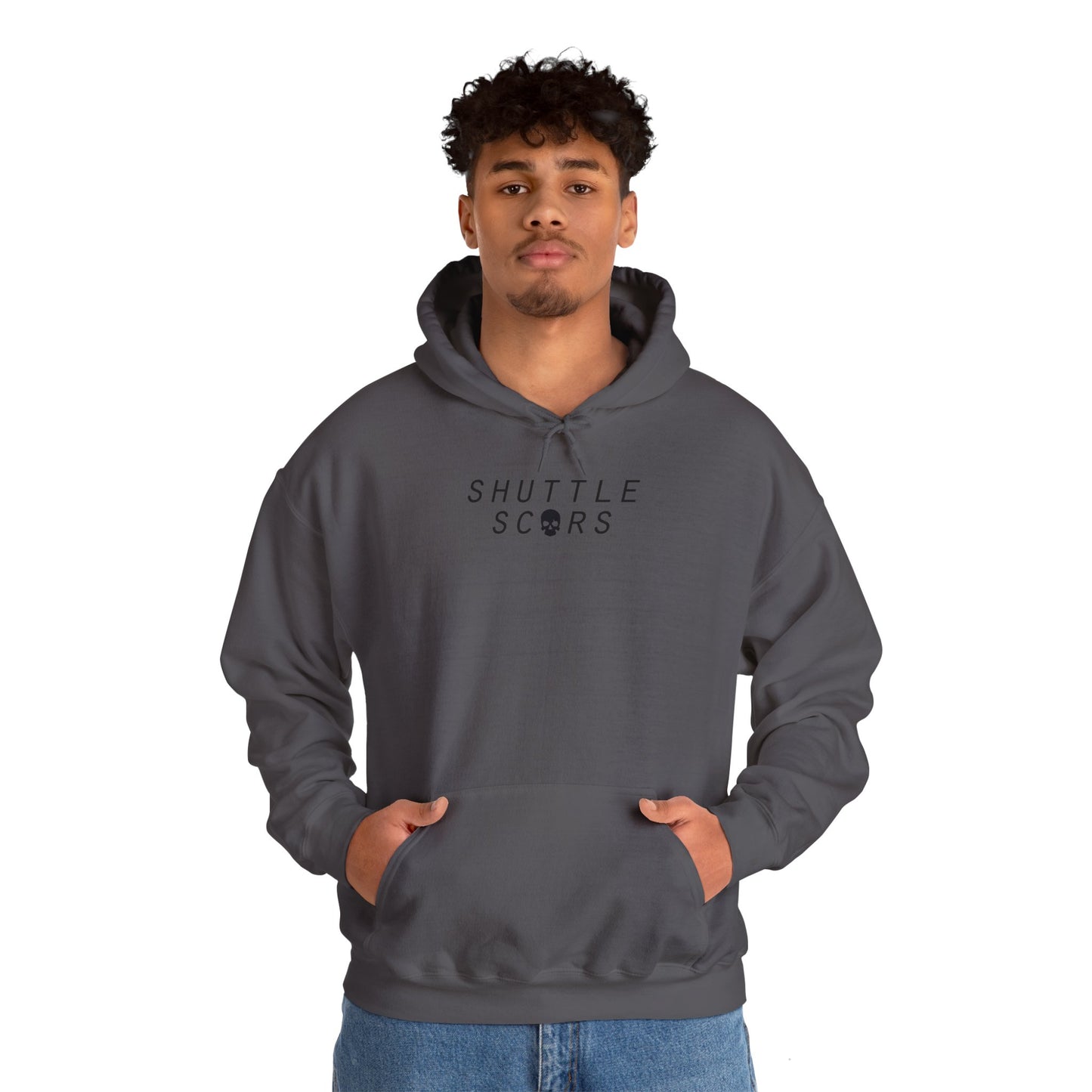 Shuttle Scars Unisex Heavy Blend™ Hooded Sweatshirt - Black Print