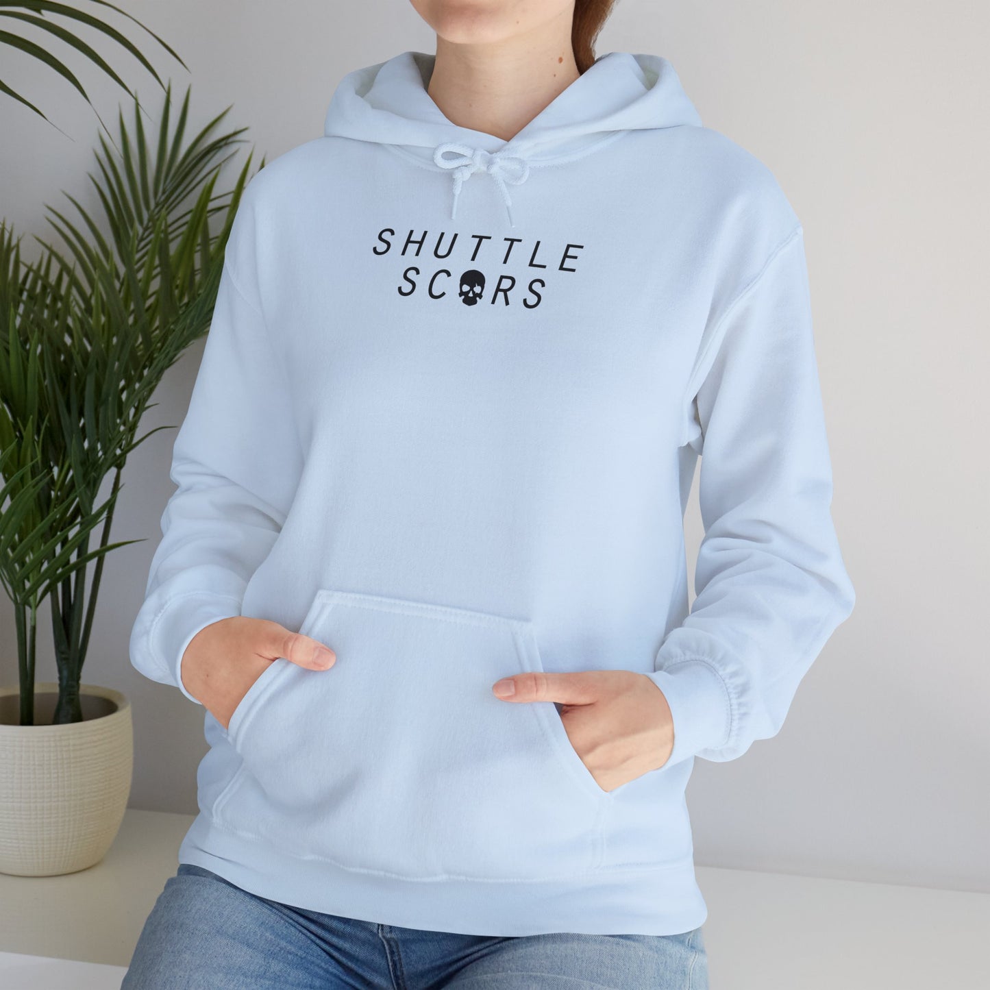 Shuttle Scars Unisex Heavy Blend™ Hooded Sweatshirt - Black Print